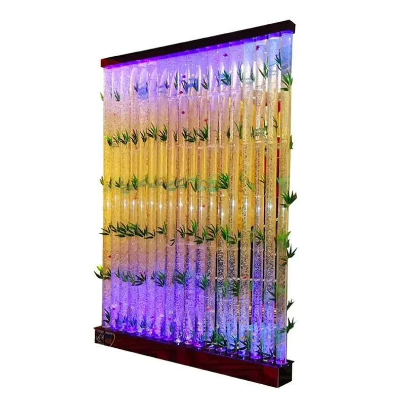 Customized Light Emitting Diode Multi-color color-changing blister wall screen and room baffle acrylic display stand