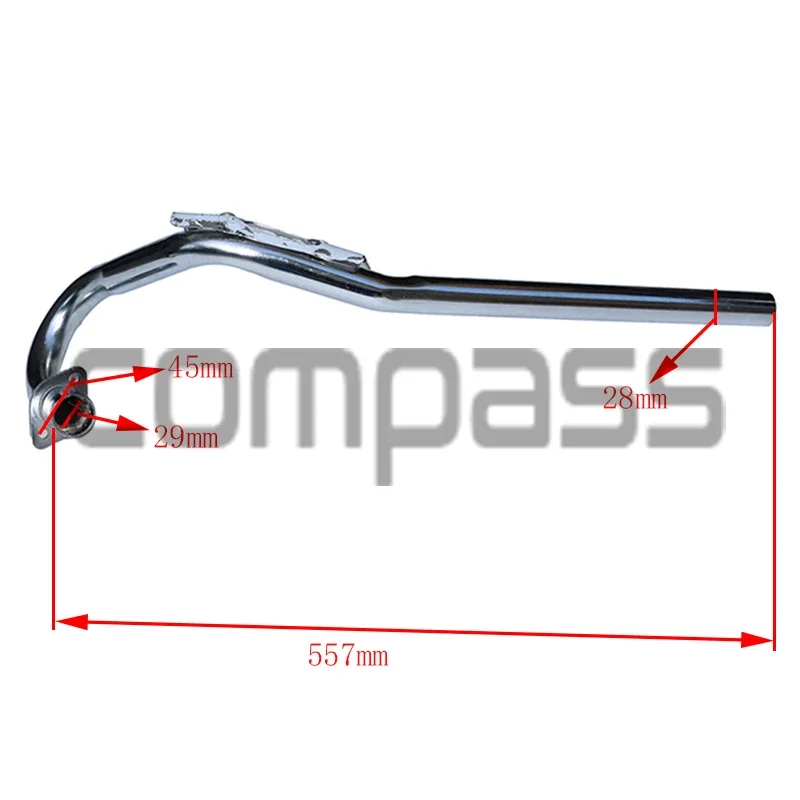

29mm High Performance Exhaust Pipe Muffler for Dirt Pit Bike 50cc 70cc 90cc 110cc 125cc Off Road Motorcycle Accessories