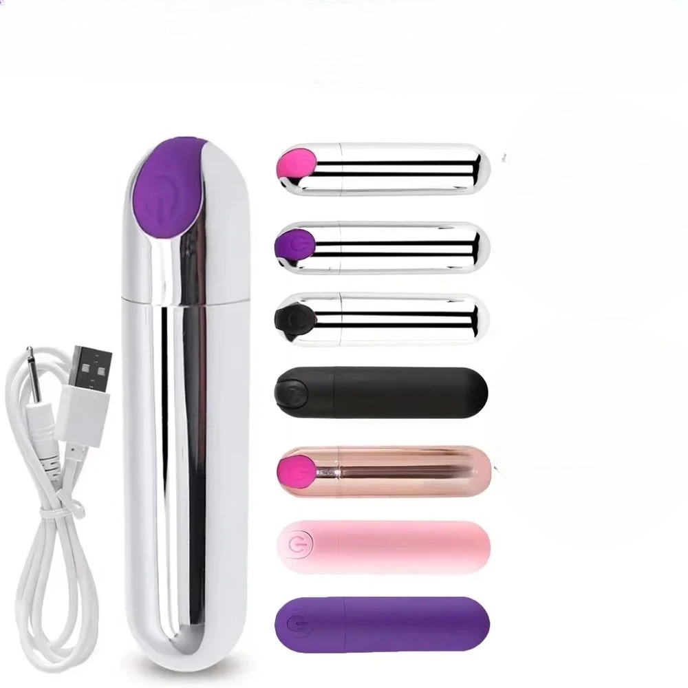 Vibradores de bala de punto G para mujeres, Juguetes sexuales portátiles discretos, vibrador de balas pequeñas y potentes, Mini Estimulador de clítoris impermeable