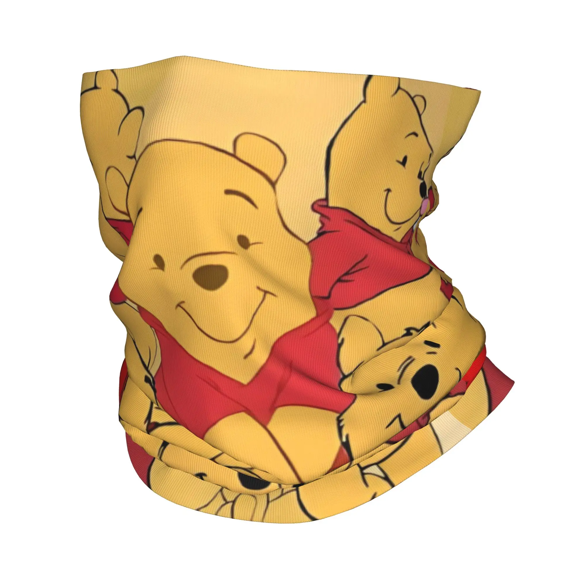 

Custom W-Winniethepooh Honey Neck Gaiter Men Women UV Face Shield Winter Bandana Scarf for Cycling