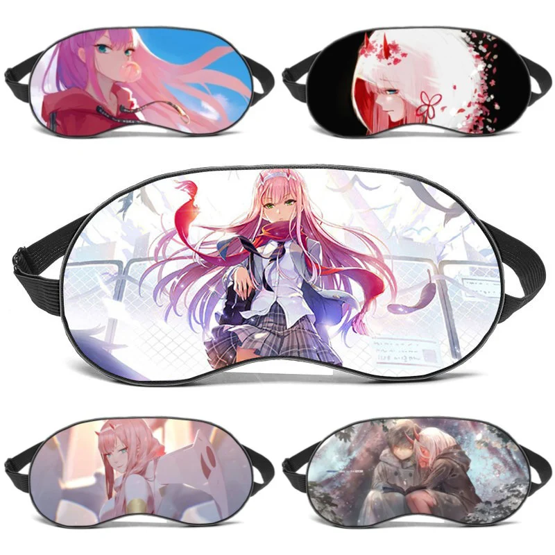 Darling in the FranXX, Anime Shade Eye Patch, Ultra-Soft Sleeping Blindfold, Breathable Eyes Mask Cover, Cosplay Props