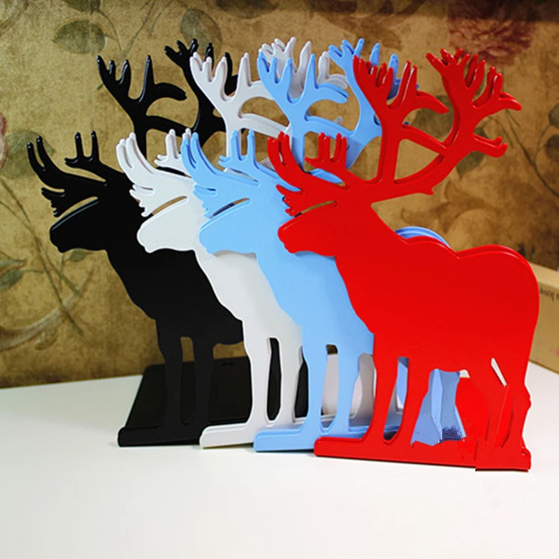 Imagem -05 - Suporte de Mesa para Livro em Metal com Desenho de Deer Criativo Deer Acessórios de Escritório Papelaria Peças Peças Set