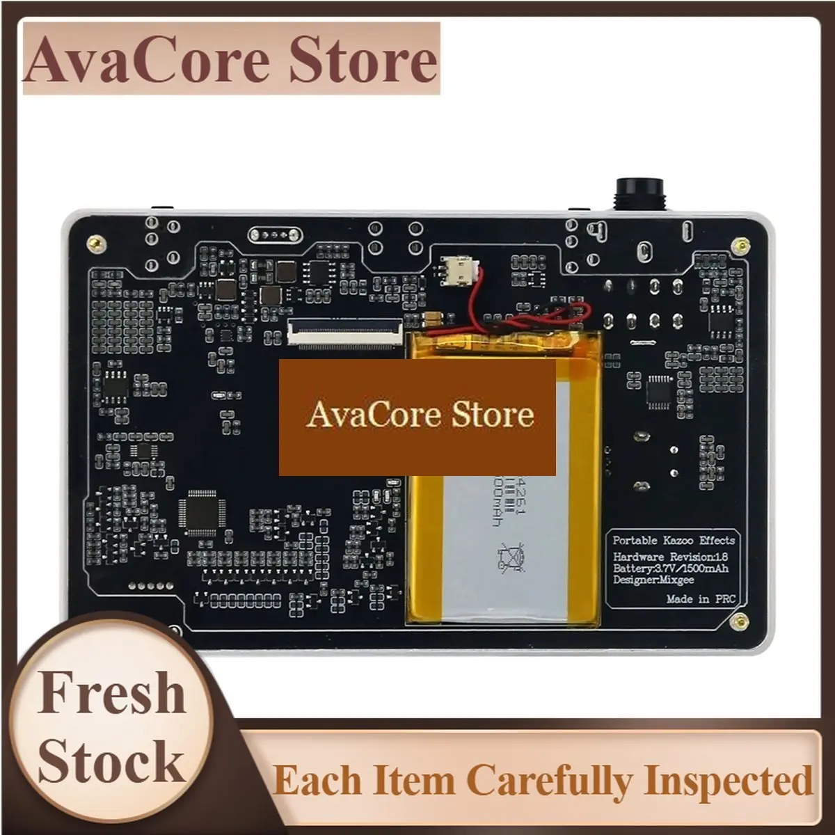 AvaCorePromotion Portable 24-Bit 48kHz Stereo Effector Comprehensive Digital Modeling Synthesizer Built-in 60+ Patches