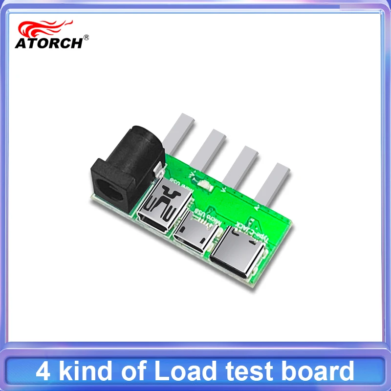 Placa de Teste de Linha de Dados Atorch é Adequada para Usar com Carga Eletrônica Dl24 Dl24mp Dl24ew a