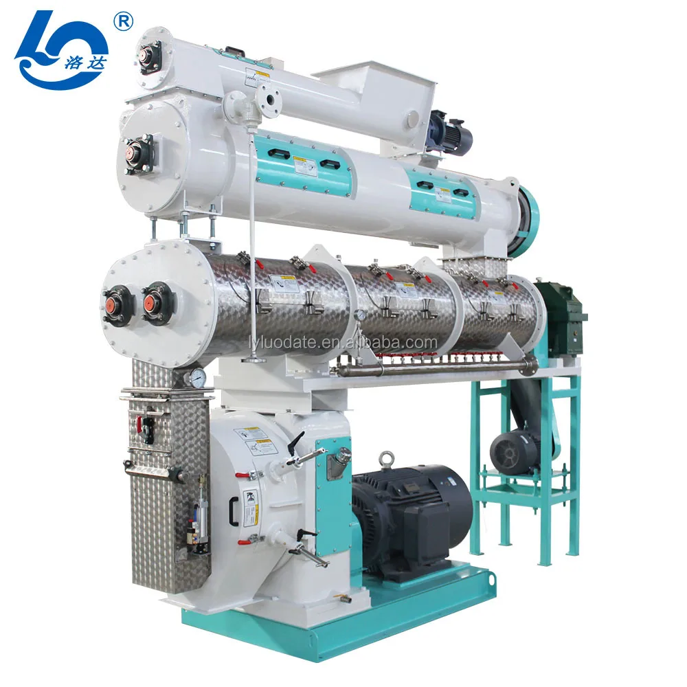 1-20 TPH Animal Feed Production Line Small Feed Mill Plant Animal Food Processing Machine