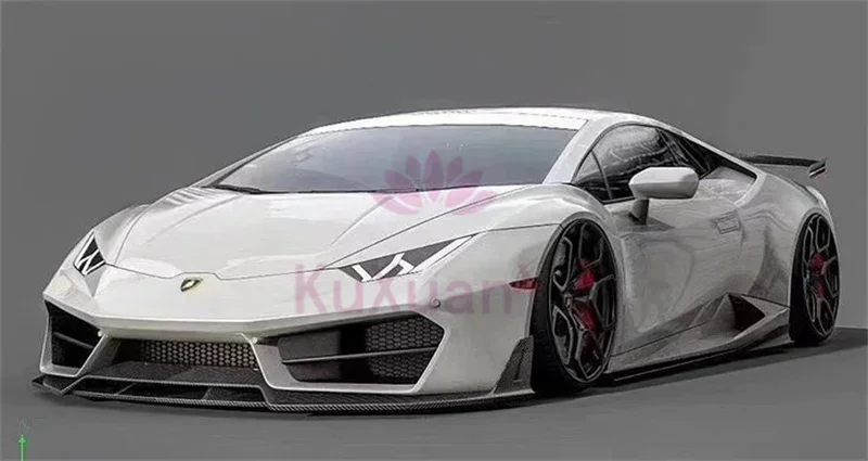 

High quality dry carbon fiber side skirts for Lamborghini Huracan LP610-4 LP580 body kit front bumper edge rear diffuser