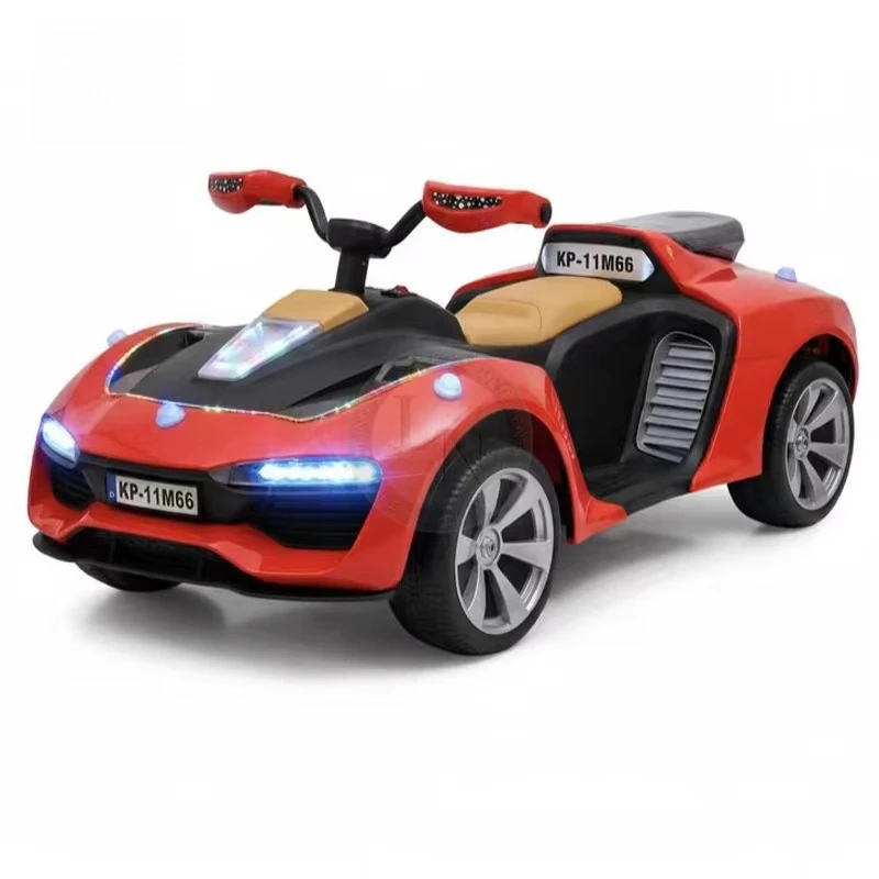 Wholesale children's rechargeable battery electric toy car, two-seat manual ride, fashionable sports model design