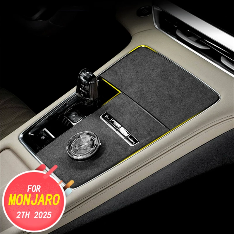 

Car interior decoration accessories, gear panel decoration patches, DIY color changing stickers for GEELY Monjaro 2TH 2025