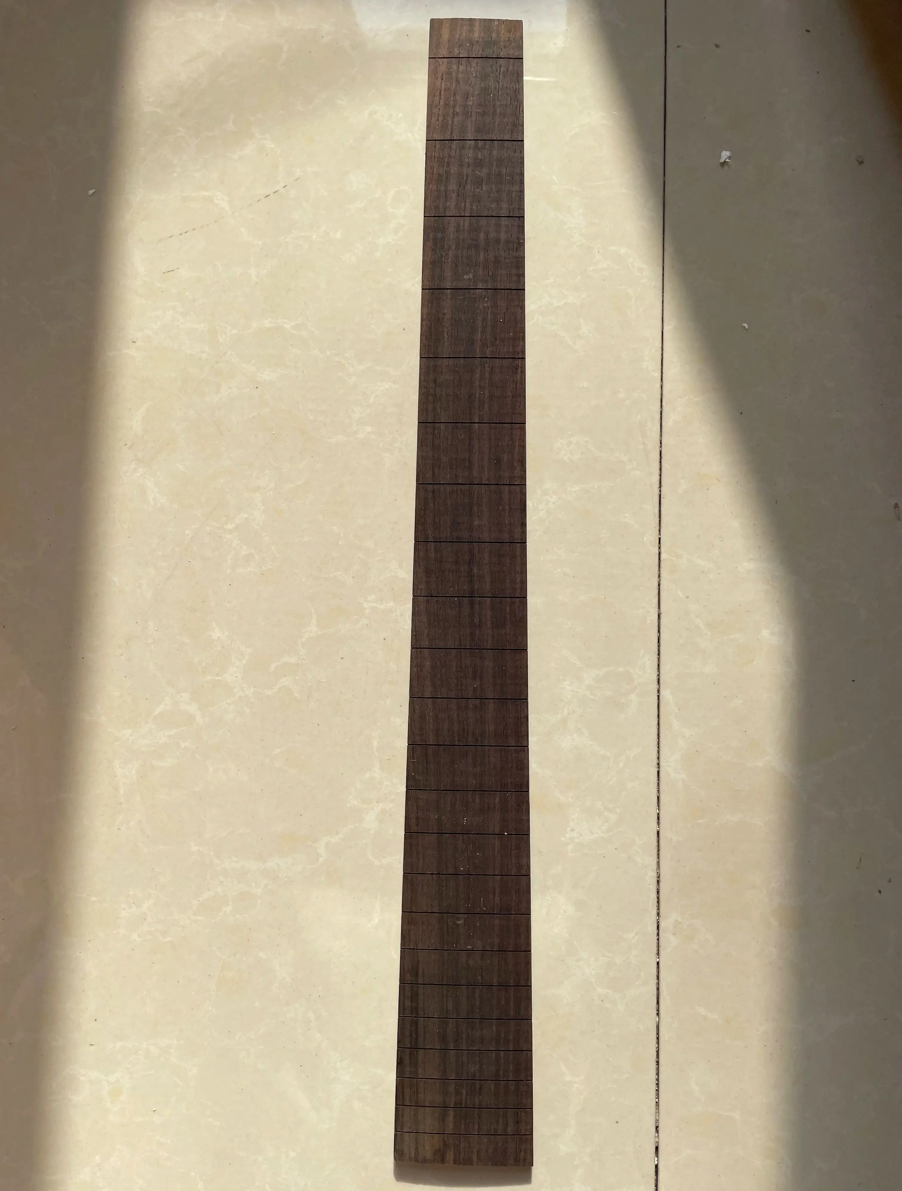 Guitar Neck Parts DIY 22 Fret Fretboard for 25.5 Inch Neck Comfortable Smooth Delicate Rosewood Neck Guitar Fingerboard Tool