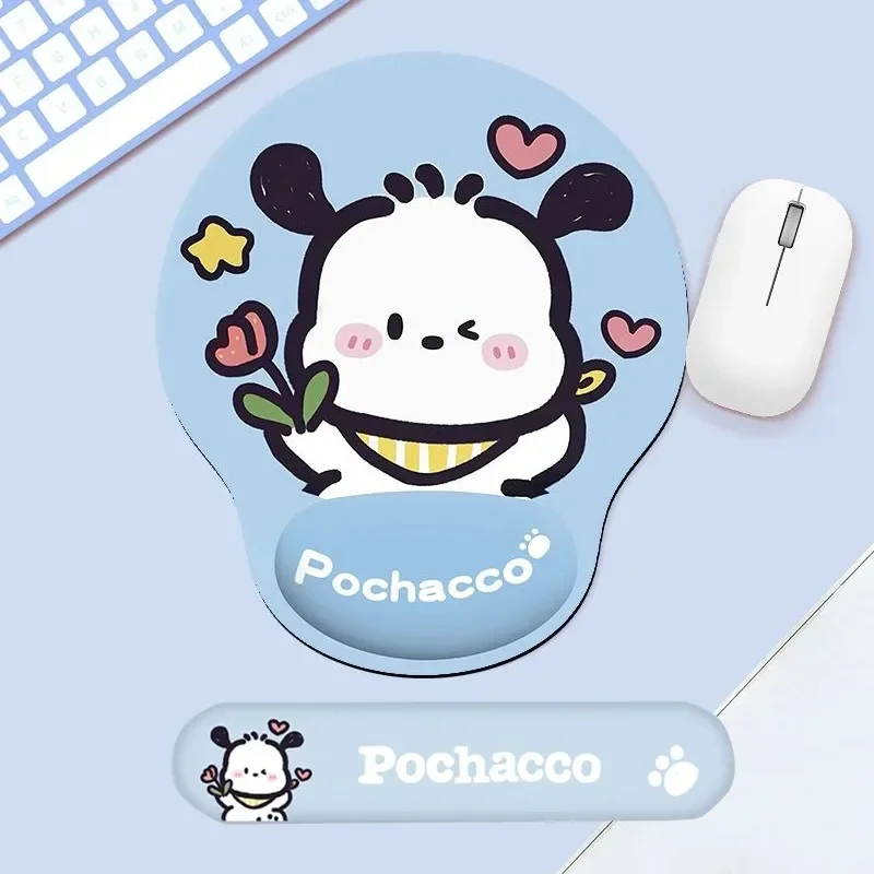 sanrio mouse pad wristband pochacco girls cartoon anime office silicone hand rest cute soft padded kawaii office palm rest Gift