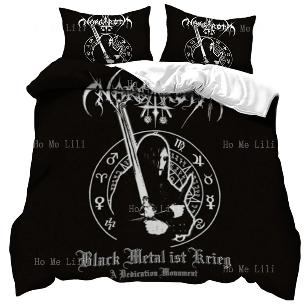 Music Album Black Metal Ist Krieg: A Dedication Monument Duvet Three Piece Bedding Set