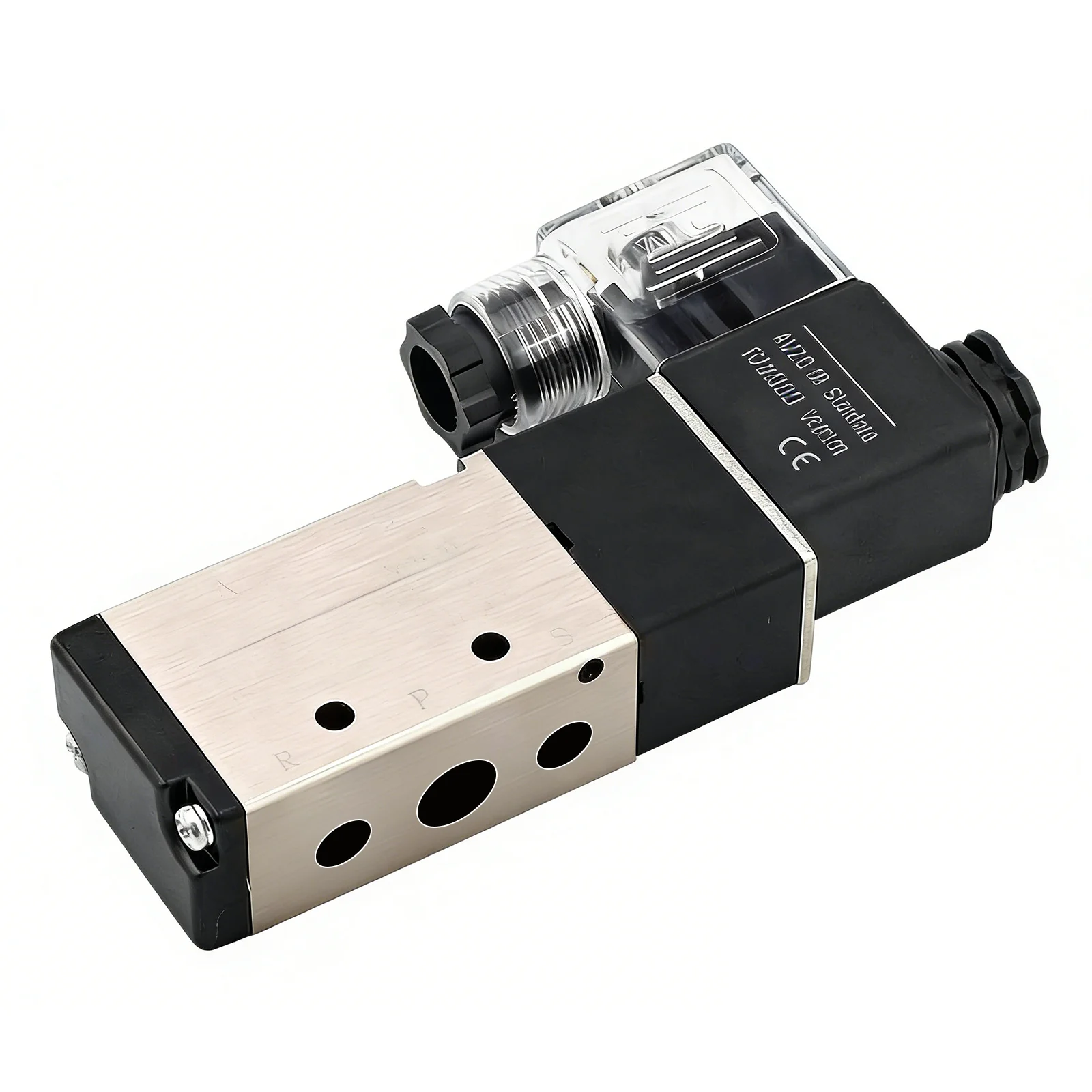 12V, 24V, 220V pneumatic solenoid valve 4V210-08 pneumatic directional valve cylinder control valve with connector and muffler