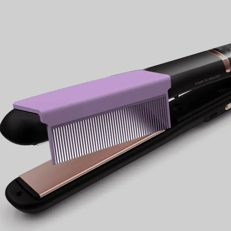 Flat Iron Comb Attachment Straightener Comb Styling Comb Professional Comb Attachment Straight Hair Comb Clip On Hair