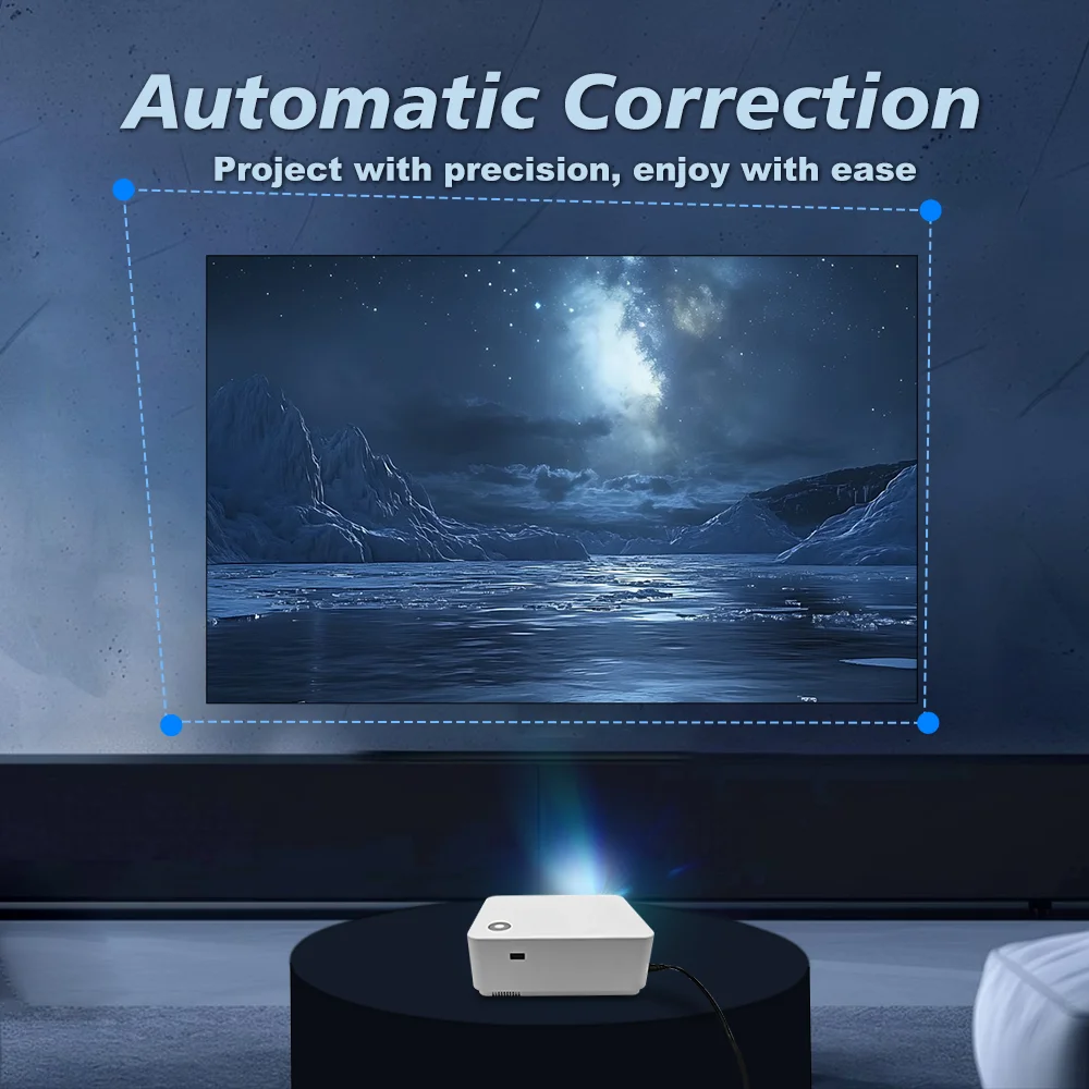 جهاز عرض D5 أصلي 1080P 1920*1080P 8K Amlogic H716 أندرويد 11 500ANSI Dual Wifi BT5.0 جهاز عرض مسرح منزلي محمول #4