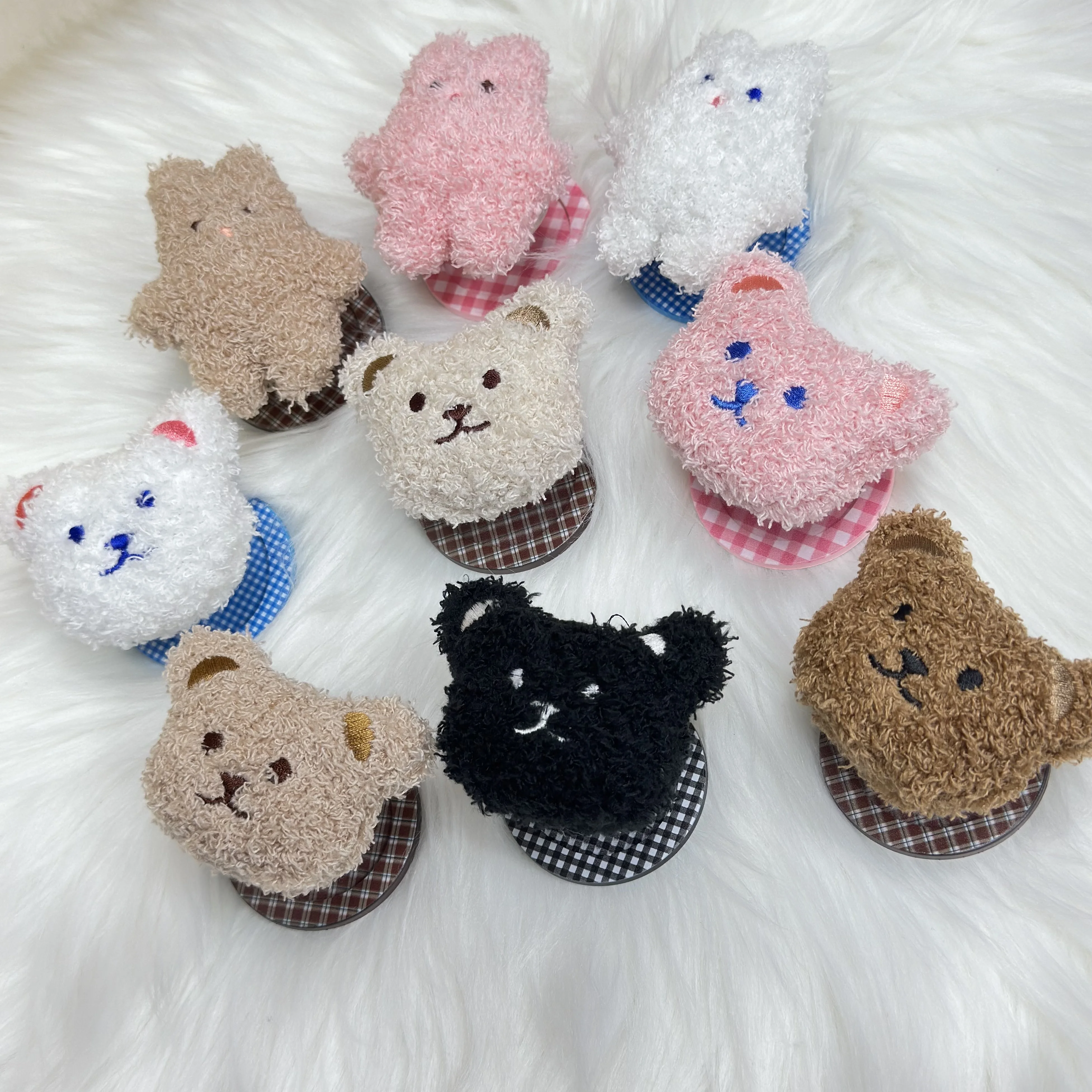 

Магнитная подставка для телефона с 3D медведем Tok Griptok, подходит для MagSafe iPhone17promax Huawei MacSafe Ring Expansion Stand