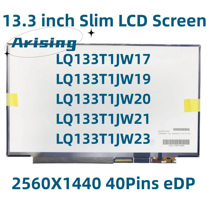 Panel Panel Panel Panel Panel layar LCD Laptop 13.3 inci 2K 40 Pin