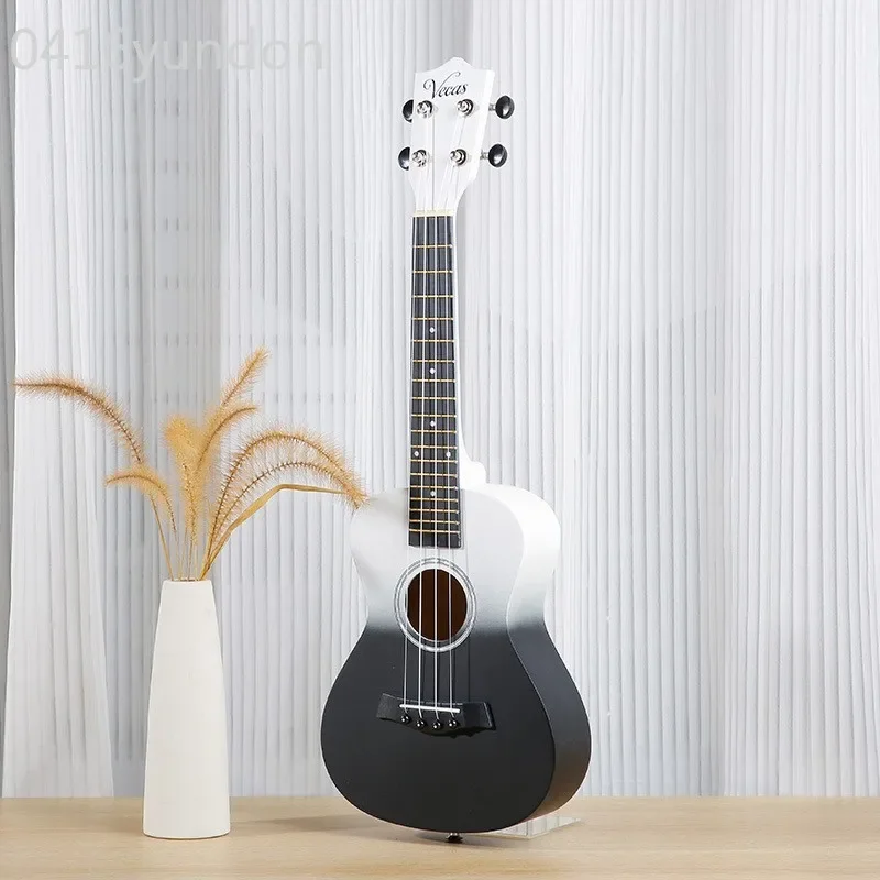 

Veneer Ukulele Beginner Girls Small Guitar 23 Inch Ukuleles