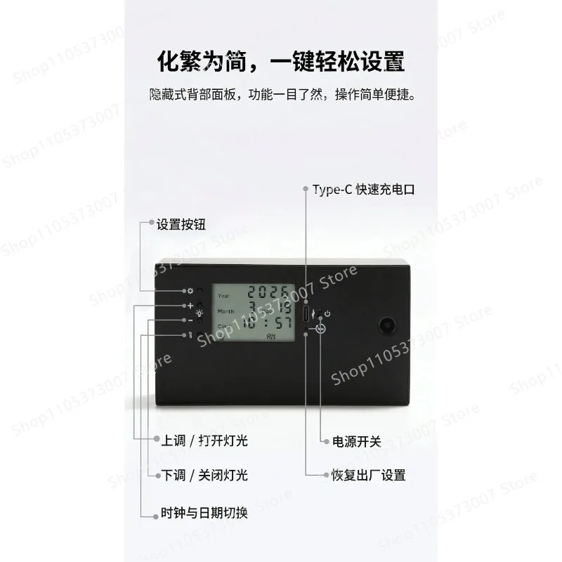Medieval style automatic page turning clock desktop ornament retro pendulum desktop clock