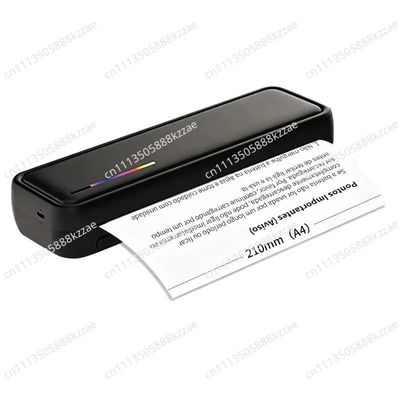 【New】X9 A4 Portable Paper Printer Thermal Printing Wireless BT Connect Compatible with iOS and Android Photo Printer for Home