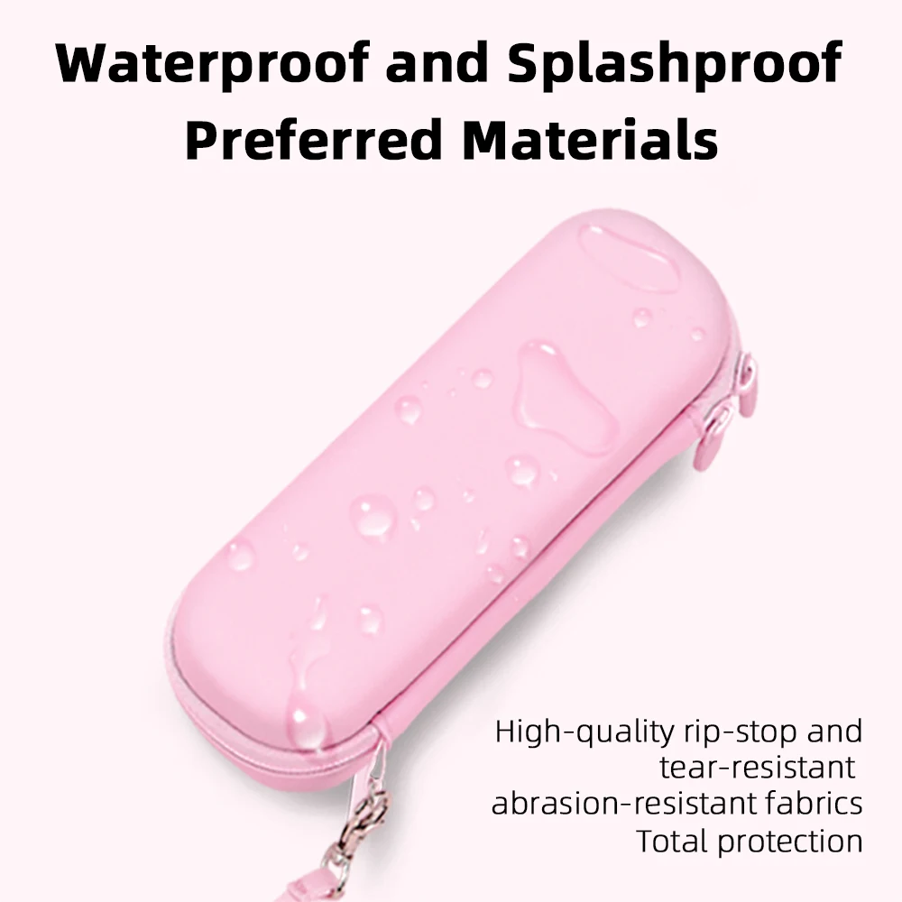 Description Picture 6 of itemFor DJI Osmo Pocket 3 Body Bag Portable Case Storage Box Hand Waterproof Osmo Pocket 3 Handle Strap Pink Case Camera Accessories