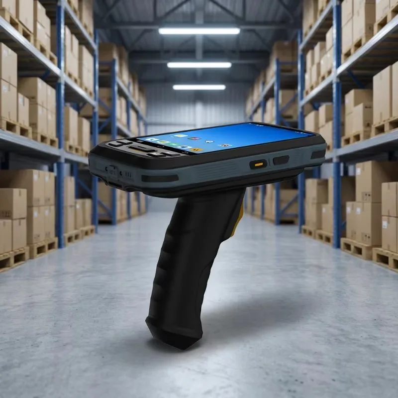 Android 12 PDA 11700mAh Handheld Rugged IP67 RFID Inventory Scanner 1D/2D/QR 4G Wi-Fi Barcode Reader in Stock