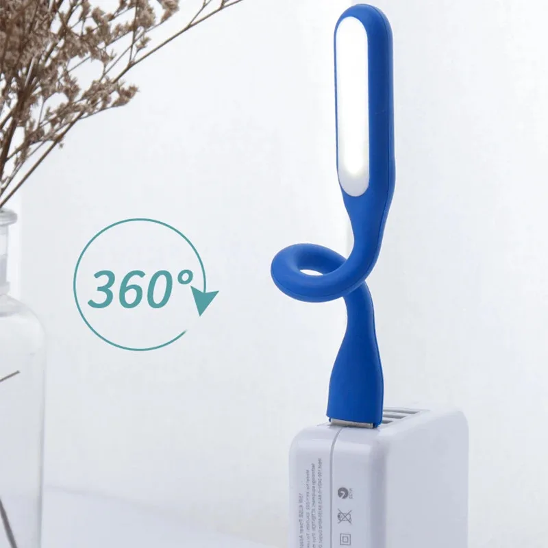 1-9 قطعة USB مصباح ليد المحمولة القراءة ضوء 5 فولت 1.2 واط مصباح USB صغير طوي البصر ضوء لبنك الطاقة الكمبيوتر المحمول المحمول
