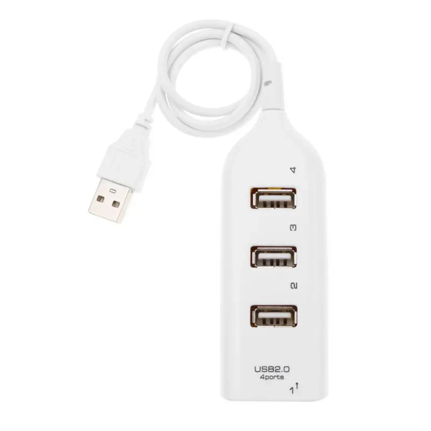 

Multi-functional USB Hub 5Mbps High Speed Multi USB 2.0 Port Splitter Durable And Practical Classic 4-In-1 Power Expander Adapte