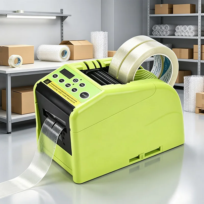ZCUT-10 Automatic Folding Tape Dispenser Electric Tape Cutting Machine Desktop Auto Packing Tape Cutter