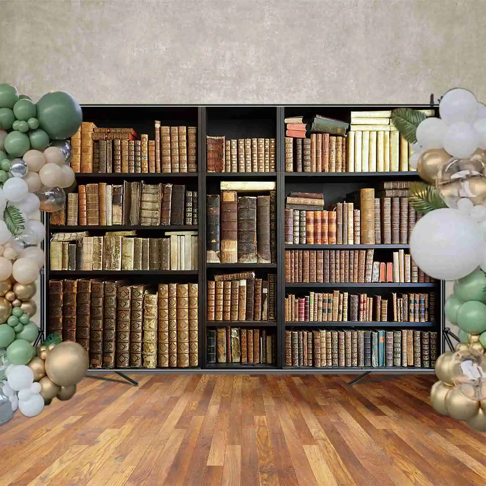 MOON.QG-رف كتب للتصوير الفوتوغرافي ، خلفيات حائط ، خلفية استوديو رف كتب ، ورق حائط صور عتيق ، إكسسوارات تصوير