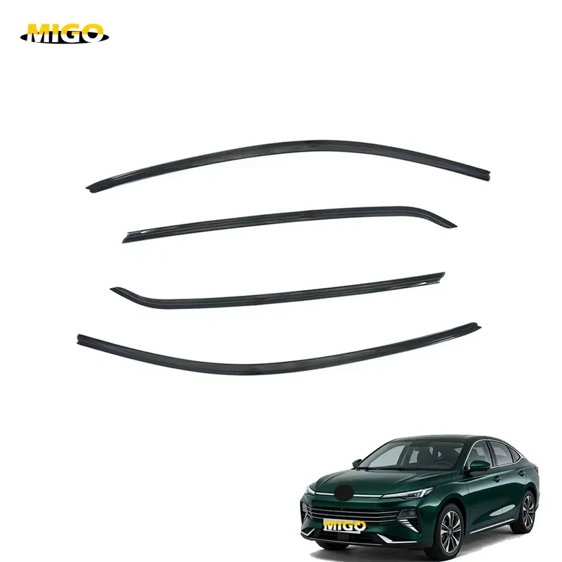 High Strength PC Smoke Side Window Visors Rain Guards for Changan Deepal S05 2024+ Factory Direct Shatterproof Weatherproof