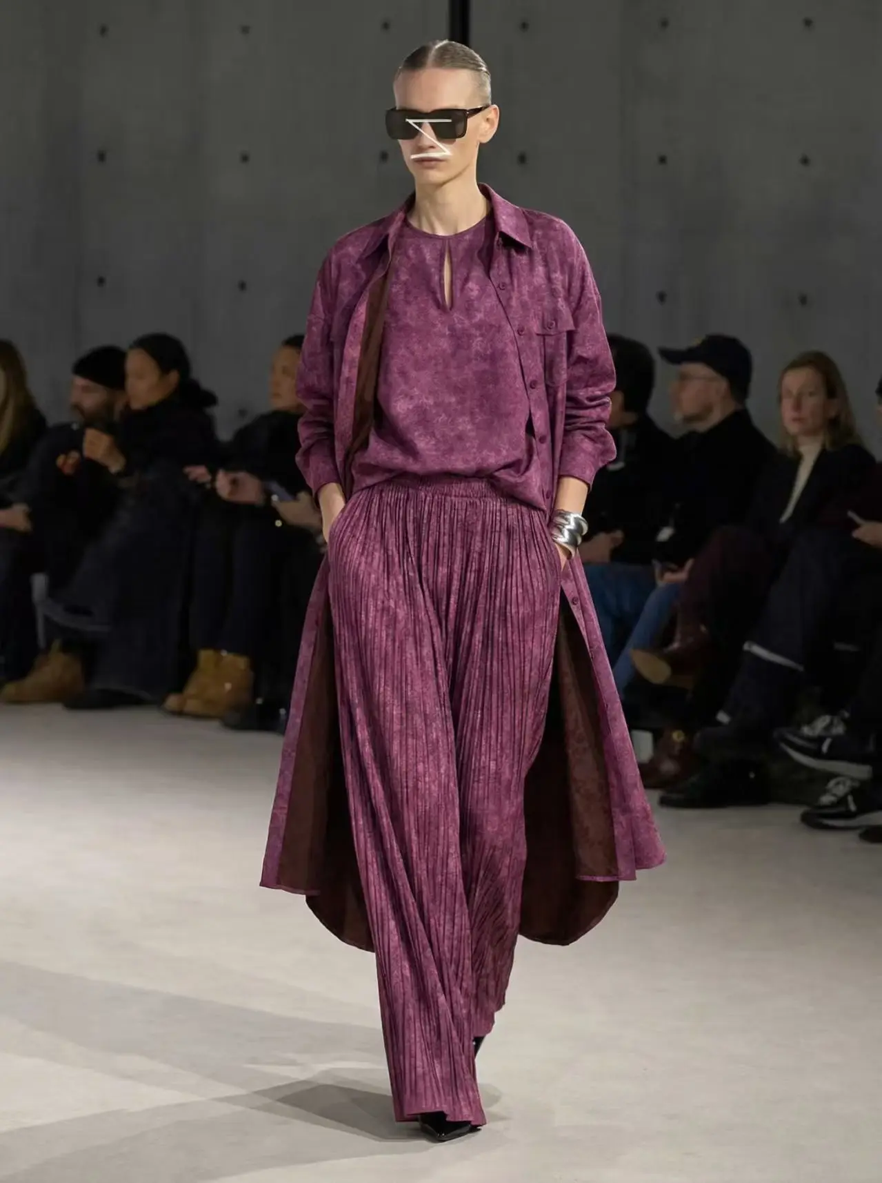 

New Elegant black Women Suit 3 Piece Single Breasted Female Long Coat Vest with Wide Leg Pants Fashion print party Dress set