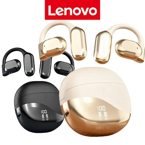 Lenovo Original Wireless Headphones OWS HiFi Stereo Sports Open Bluetooth Earphones with Mic Call Noise Reduction Waterproof