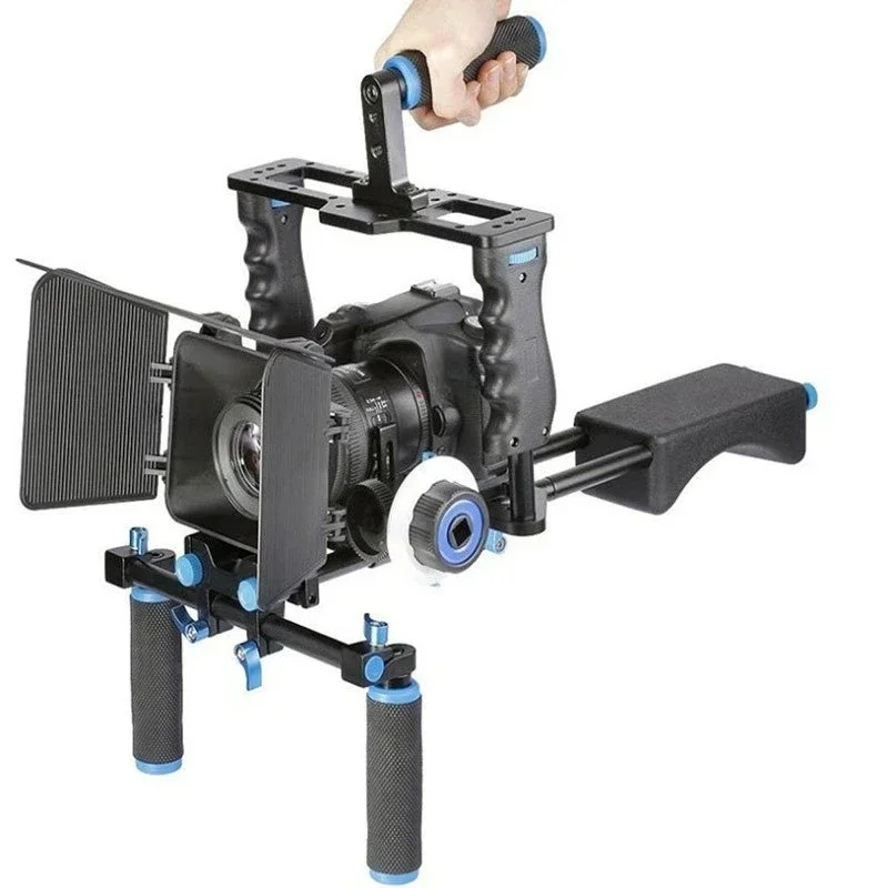 DSLR Rabbit Cage Shoulder Stabilizer Kit, Photography and Video Shoulder Equipment Camera
