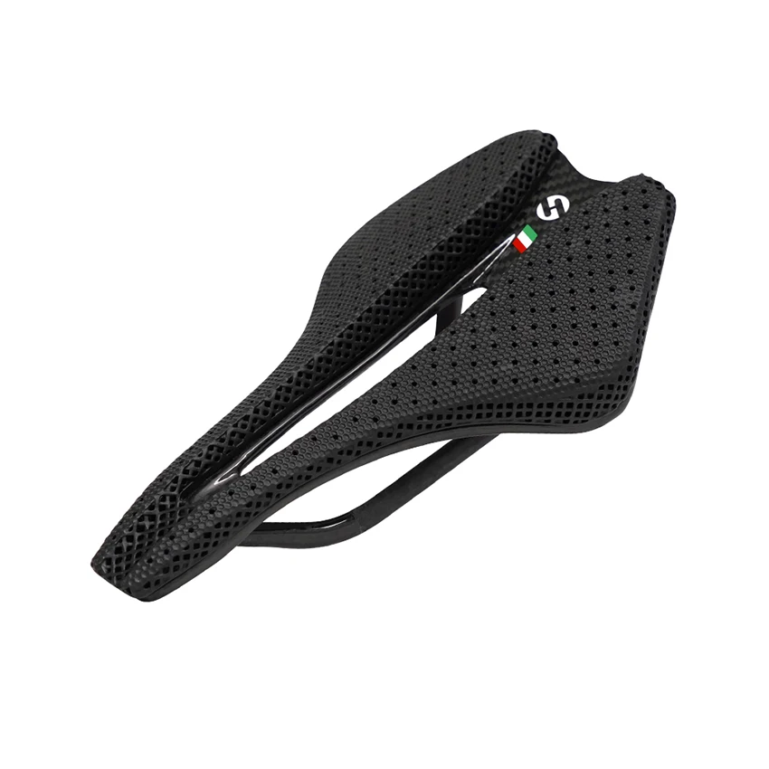 TOSEEK 143C 3D Printing Urltra-Light Cycling Seat MTB Road Bicycle Cushion Manufacturer Carbon Bike Saddle