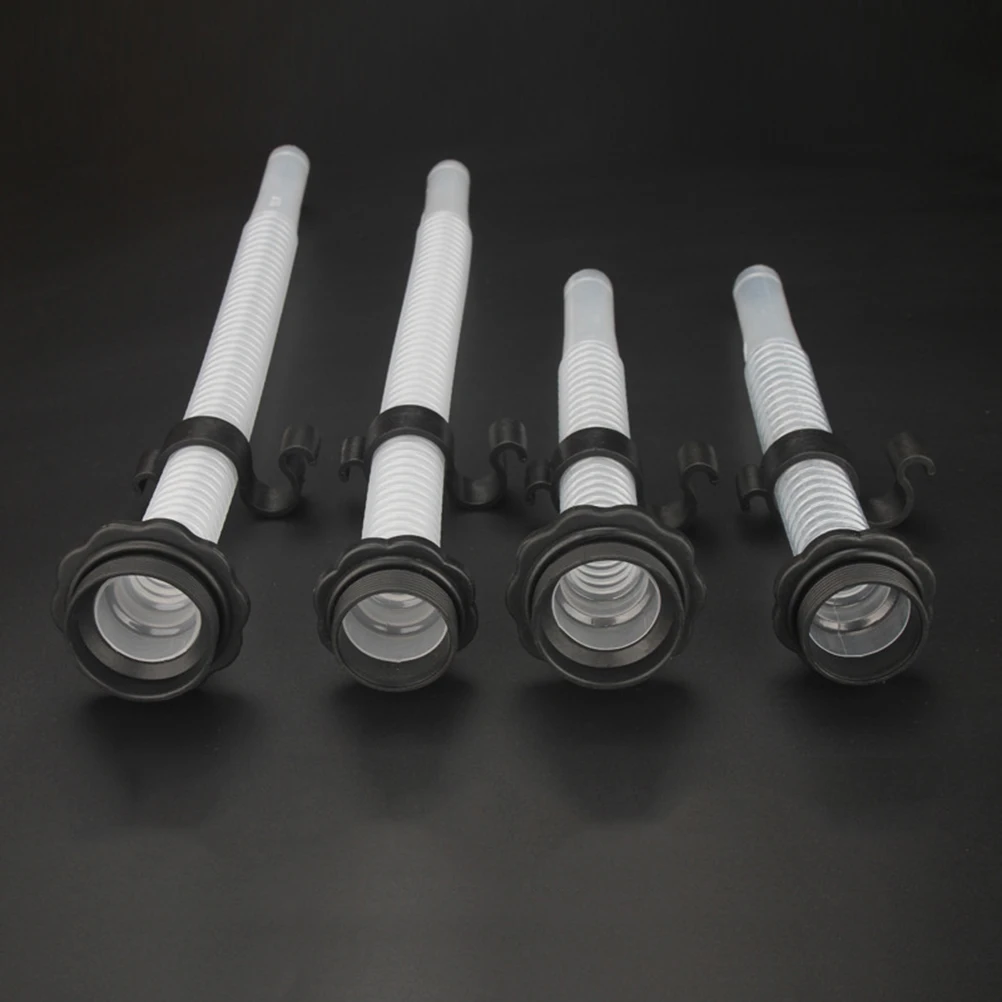 

2pcs Can Spout Replacement Universal Oil Guide Plastic Fuel Tube With Filter Spill-Proof Gas Cap For Portable Bucket Use Durable