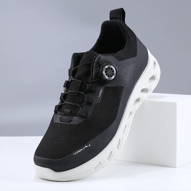 Men's Lightweight Casual Shoes with Breathable Soft Rubber Sole, Anti-Slip and Durable Design for Daily Commuting, Walking, and Sports. Comfortable, Breathable, and Fashionable for Spring and Autumn Wear