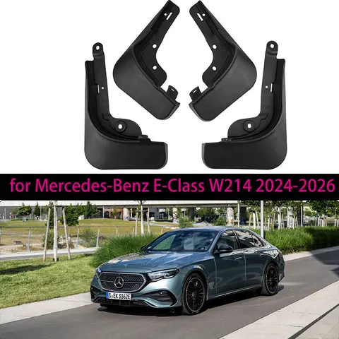 4x автомобильные брызговики для Mercedes Benz E Class W214 2024 2025 2026 новые брызговики брызговики крылья часть колеса аксессуары