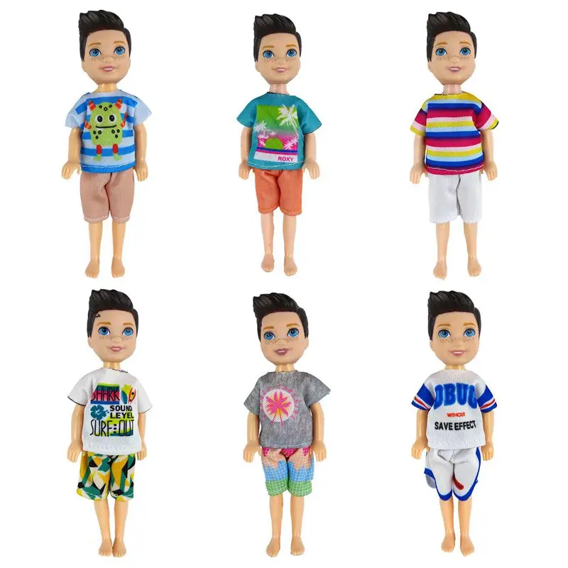 

Baby Doll Clothes Kawaii Items Lover Fashion Boys Family Wear Kids Toys Fast Shipping Things For Barbie Girls Figure DIY Present