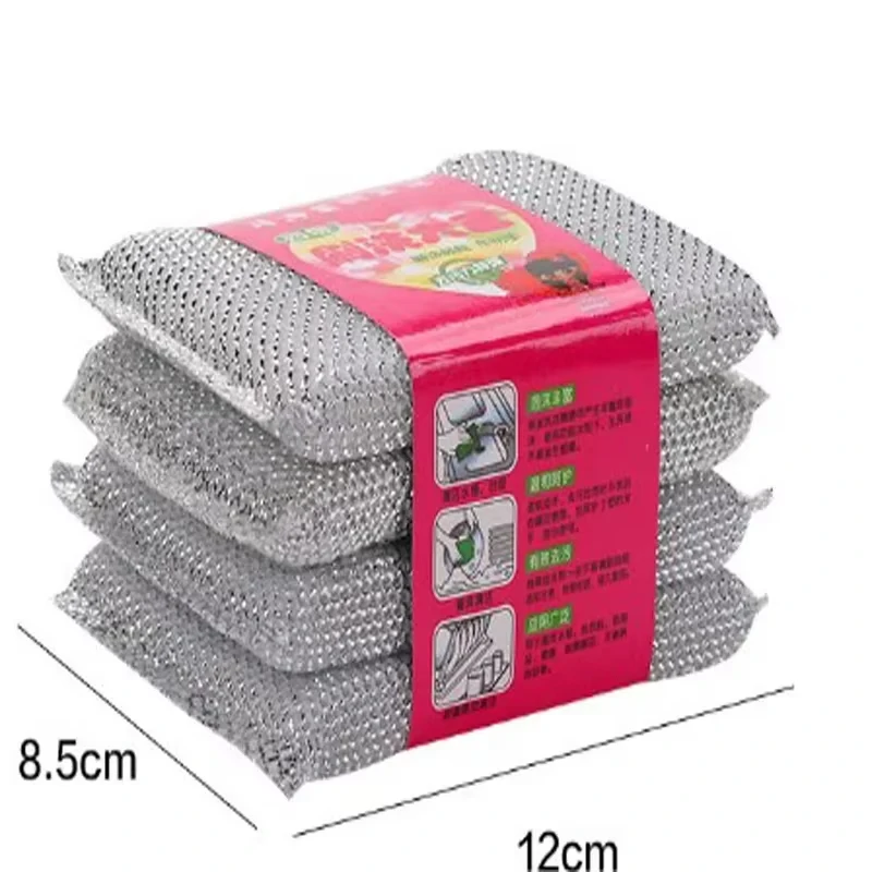 Küche Geschirr Schwamm 4/8PCS Tut Nicht Verletzt Topf Pinsel Topf Artefakt Haushalt Kratzfreies Reinigung Schwamm Wischen – Detail 1