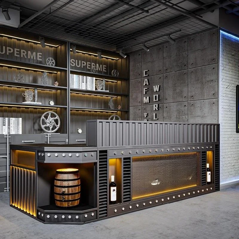 Bar, billiards, hall, café, gym, vintage barbecue, American front desk, reception desk