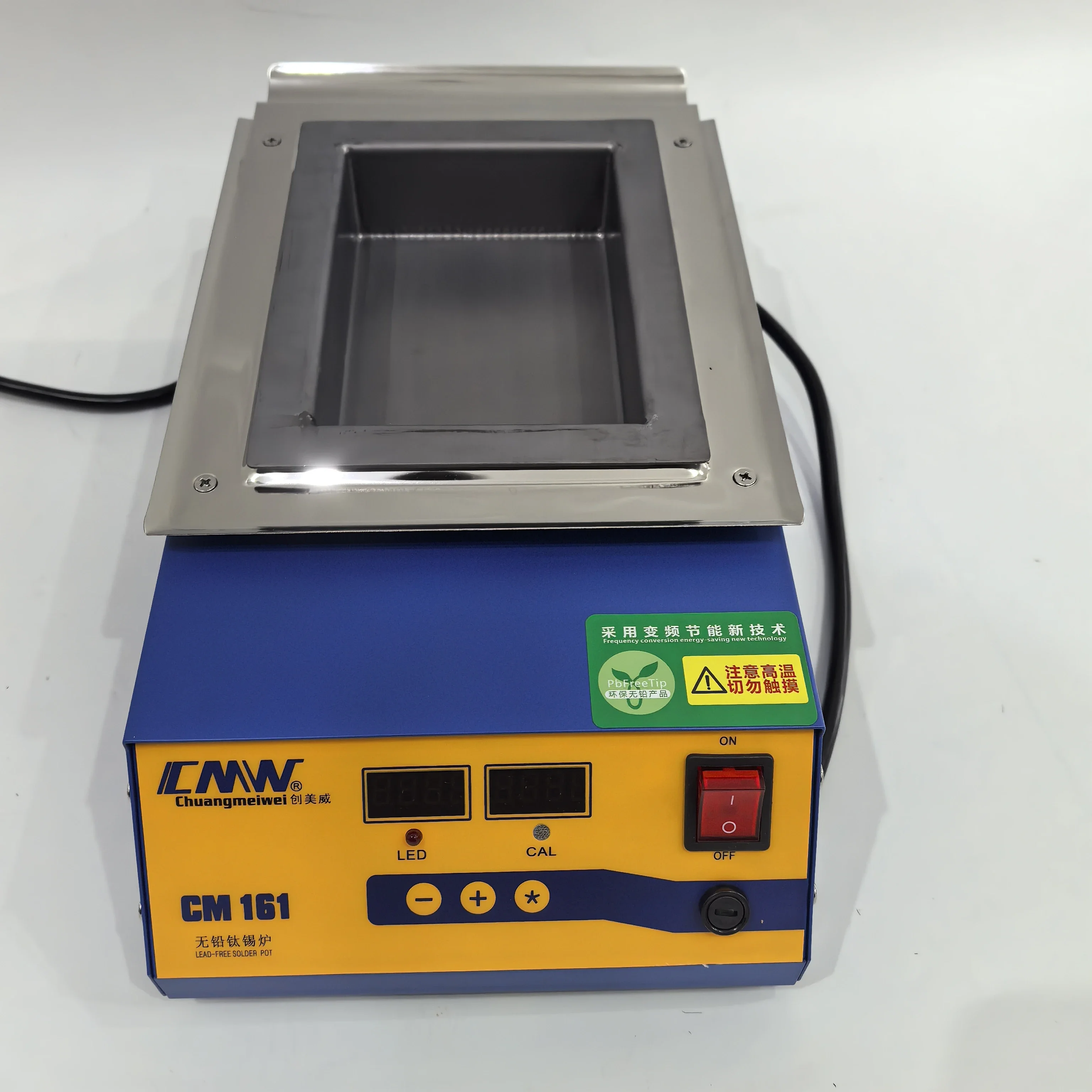 CM-161 Baru 160x110x45mm Panci Solder Paduan Titanium Bebas Timbal untuk Pematrian 1000W 220V/110V