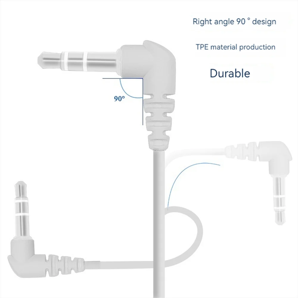 Auriculares de sonido estéreo 3D con Cable de 60cm, auriculares internos, Cable TPE para gafas de realidad virtual Meta Quest 2/3, auriculares externos
