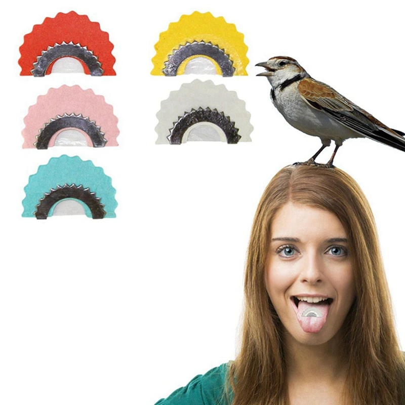 10PCS Have Creativity Fun Bird Whistle Magical Bird Caller Tongue Whistle For Producing High Octave Voice