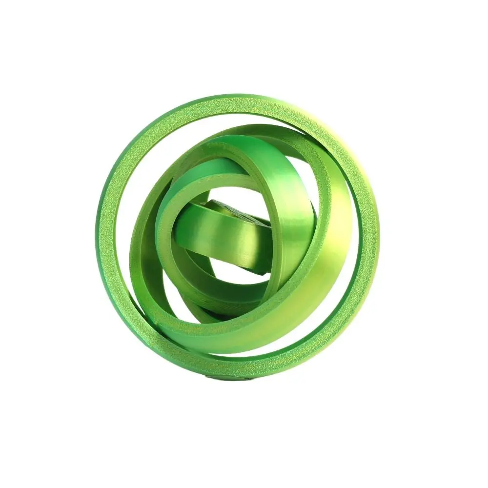 Portátil em forma de o bola rotativa infinito flip impressão 3d placa de descompressão fidget colorido engraçado educacional spinner