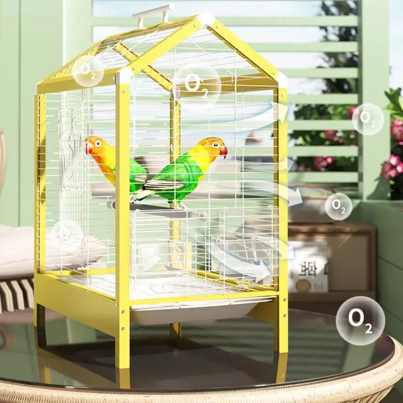 

Carrier Palomas Parrot Bird House Feeder Nest Cover Hammock Birdcage Accessories Quail Nido Para Pajaros Pet Furniture CY50BC