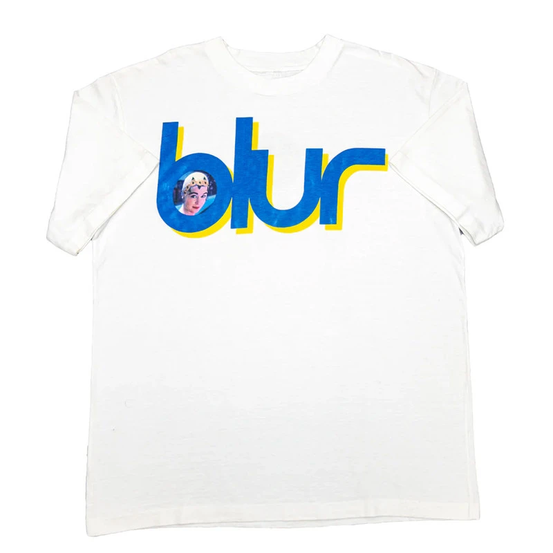Blur Band Britische Rock-Punk-Musik Lässiges T-Shirt für Herren und Damen Luxus-Bandmarke Top 2026 Bandlogo – Detail 6