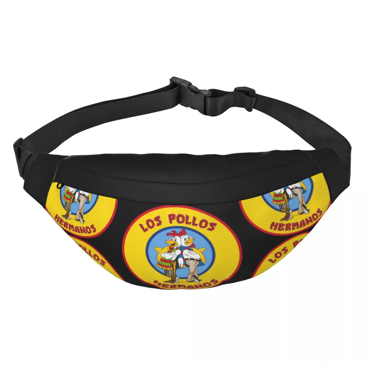 

Breaking Bad Los Pollos Hermanos Unisex Waist Bag Multifunction Sling Crossbody Bags Chest Bags Short Trip Waist Pack