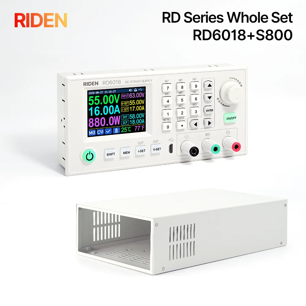 RIDEN RD6018 RD6018W 60V 18A USB WiFi DC DC adjustable Step Down