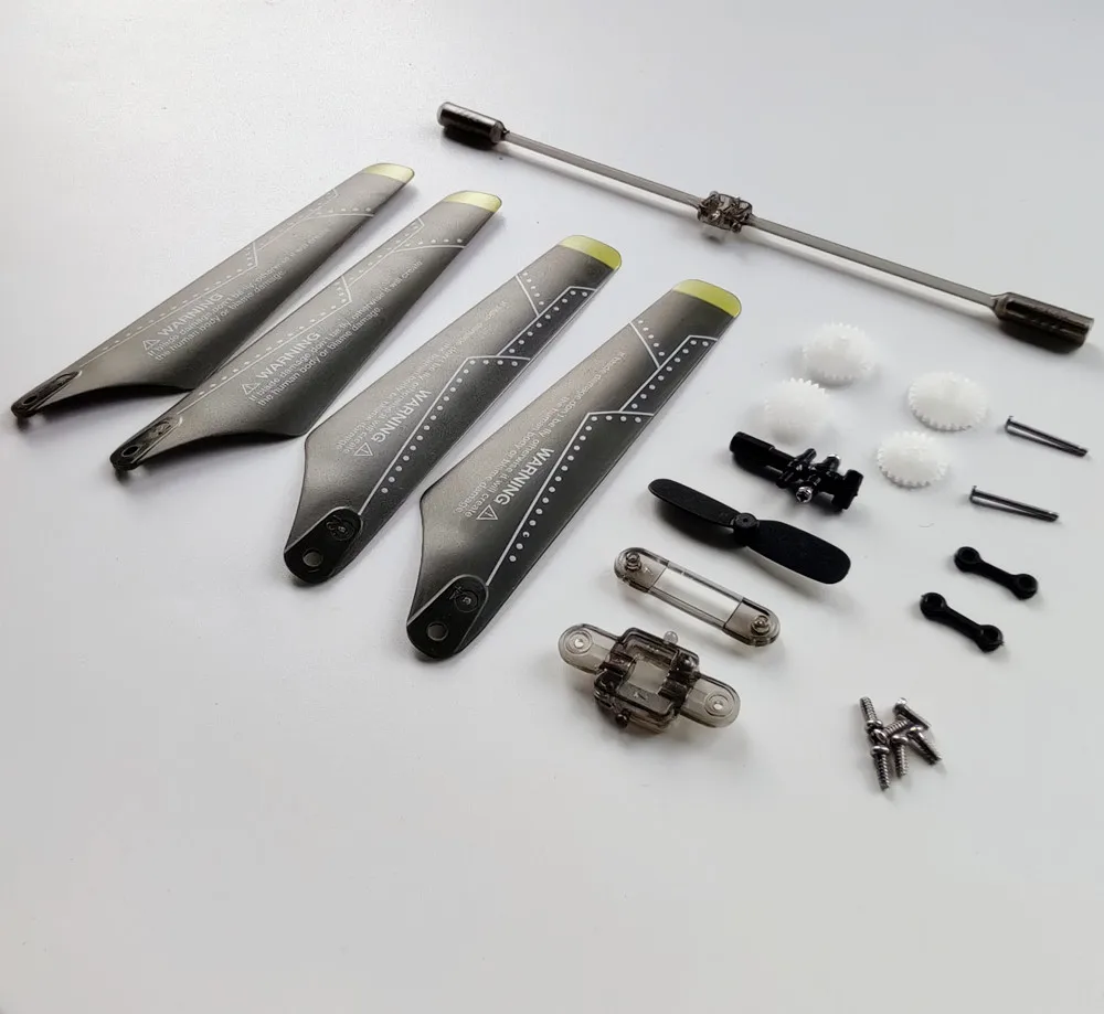SYMA S102G S109G Main Props Propellers Blades Flybar Gears Buckles Tail Rotor Inner Shaft R/C Helicopter Spare Parts Access