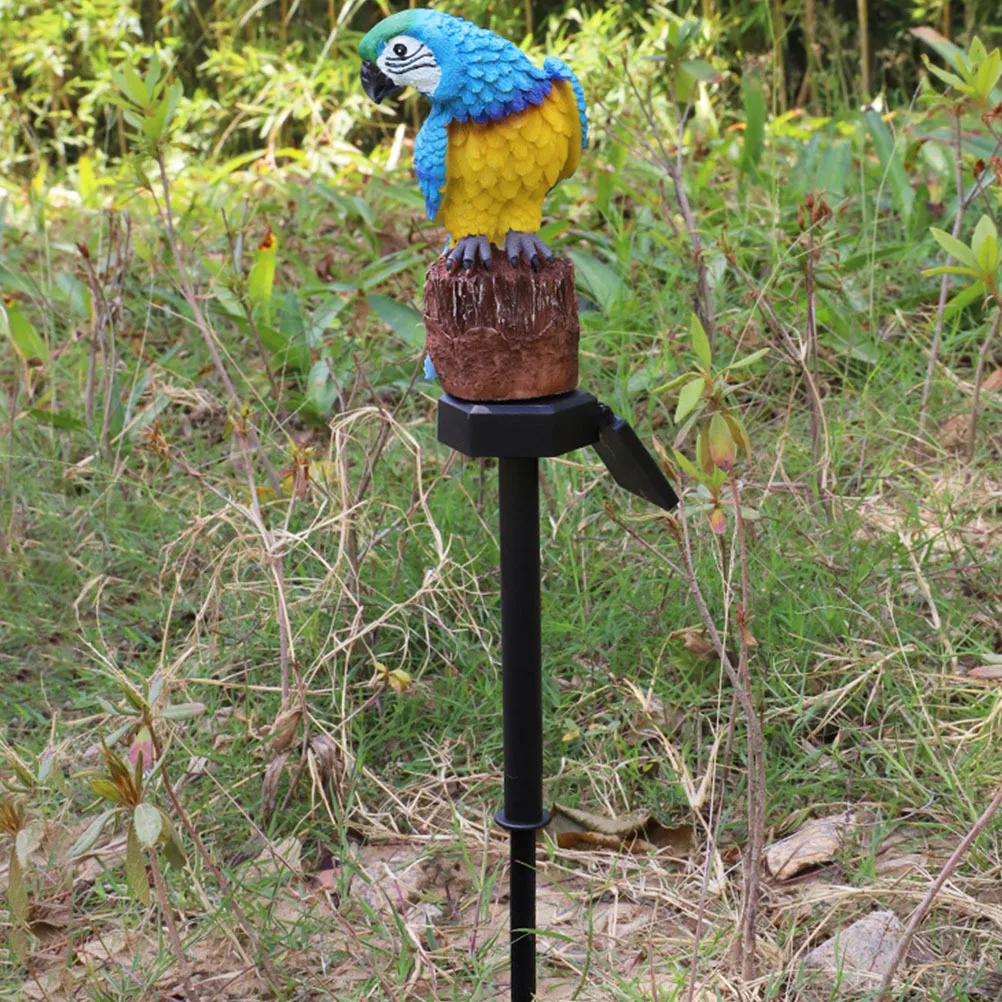 

1Pcs Solar Lawn Lamp Resin Bird Decorative Ground Lamp Outdoor Garden Lighting Waterproof Solar Animal Light Decorative Light